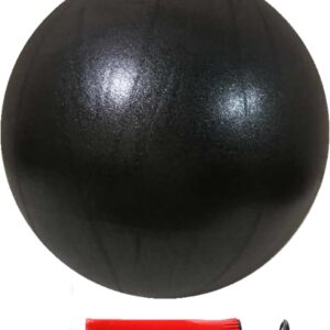 Mini Pilates Exercise 6 Inch Yoga Ball,Micropore Inflatable Exercise Yoga Ball,Core Training and Physical Therapy Equipment, Improves Balance for Home & Gym & Office with Pump